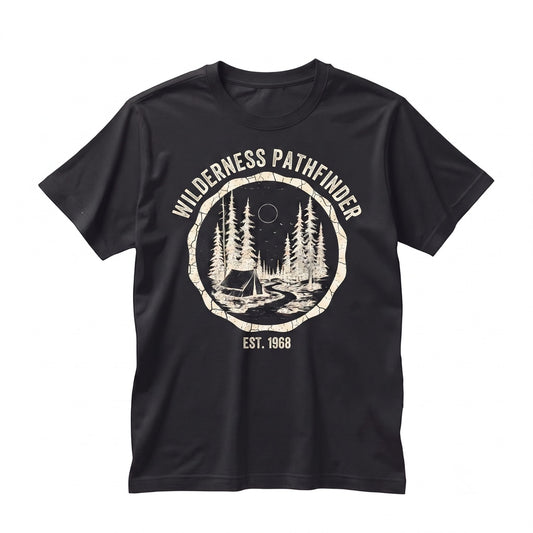 Vintage Nature Forest Camping Outdoor Graphic Apparel Unisex TShirt