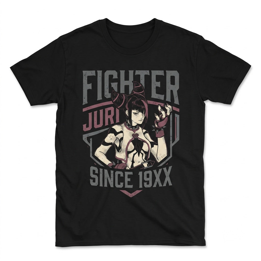 Retro Juri Arcade Fighting Game Graphic Vintage Anime Waifu Unisex TShirt