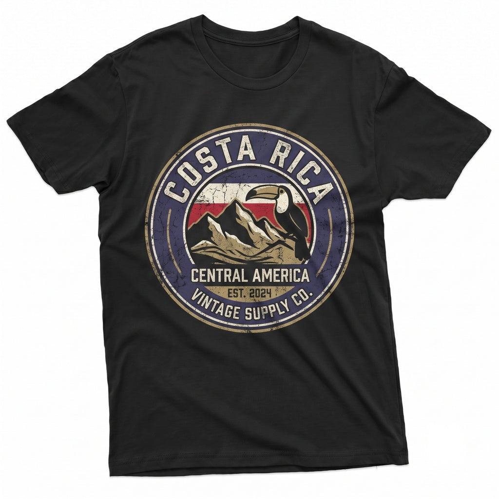 Costa Rica National Flag Patriotic Country Pride Souvenir Travel Lover Friend Apparel Gift Unisex TShirt