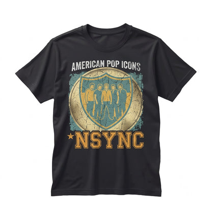 Vintage 1990s Boy Band Concert Tour Graphic Pop Music Nostalgia Fan Apparel Unisex TShirt