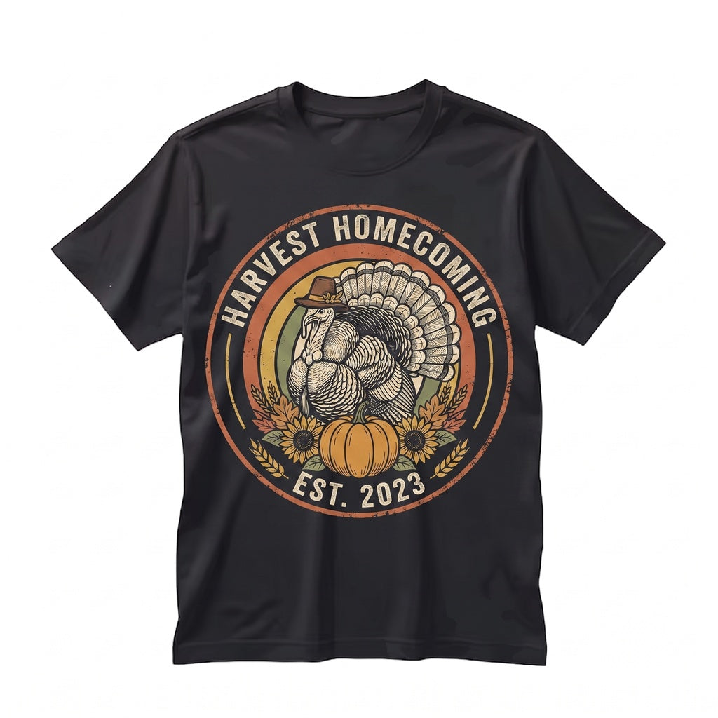 Thanksgiving Turkey Dinner Graphic Pumpkin Season Thankful Family Holiday Gift Unisex TShirt