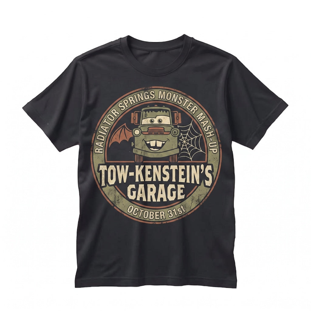 Retro Animated Race Automobiles Halloween Party Trip Vintage Graphic Apparel Unisex TShirt