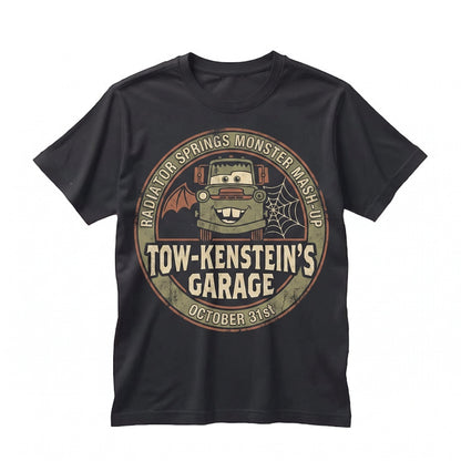 Retro Animated Race Automobiles Halloween Party Trip Vintage Graphic Apparel Unisex TShirt
