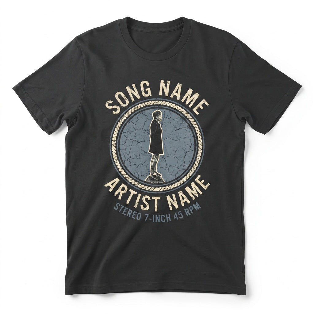 Personalized Song Name Artist Photo Music Lover Gift Custom Unisex TShirt