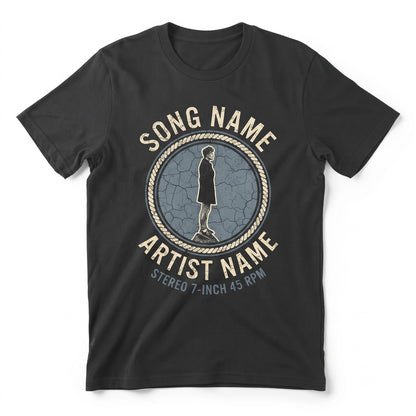 Personalized Song Name Artist Photo Music Lover Gift Custom Unisex TShirt