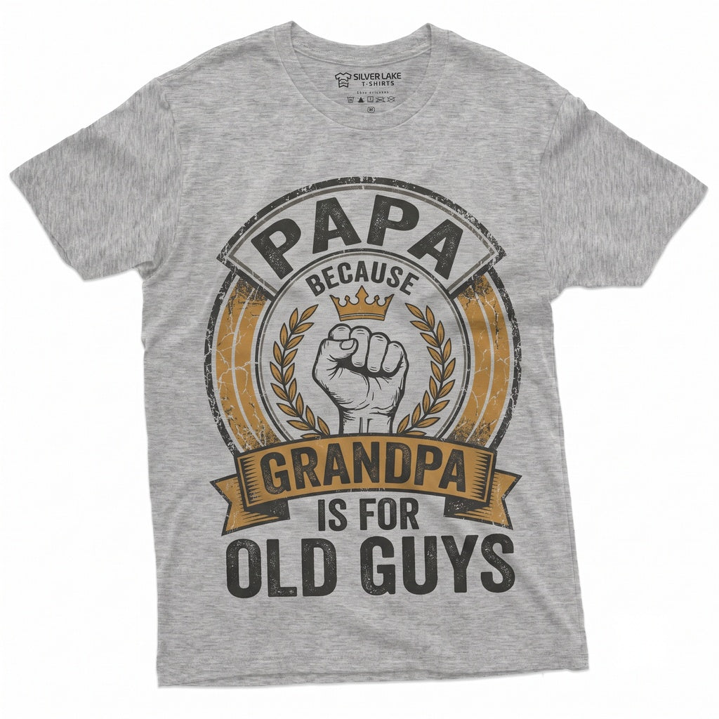Best Grandpa Fathers Day Present, Funny Mens Grampy Birthday Apparel - Unisex TShirt