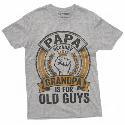 Best Grandpa Fathers Day Present, Funny Mens Grampy Birthday Apparel - Unisex TShirt