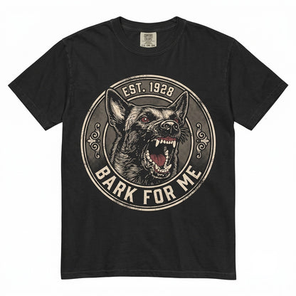 Gothic Aggressive Dog Dark Academia Pet Lover Graphic Vintage Apparel Unisex TShirt