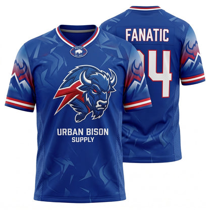 Unisex Football Game Day Shirt - Premium Stitched Breathable Mesh Top