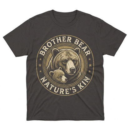 Vintage Brother Bear Kenai Koda Animal Theme Park Family Vacation Graphic Apparel Brotherhood Unisex TShirt