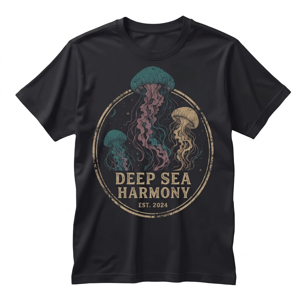 90s Jellyfish Retro Marine Life Graphic Sea Creatures Aquatic Streetwear Beach Ocean Graphic Unisex TShirt