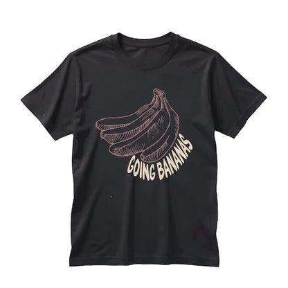 Funny Banana Graphic Yellow Fruit Lover Gift Casual Apparel Cotton Print Unisex TShirt