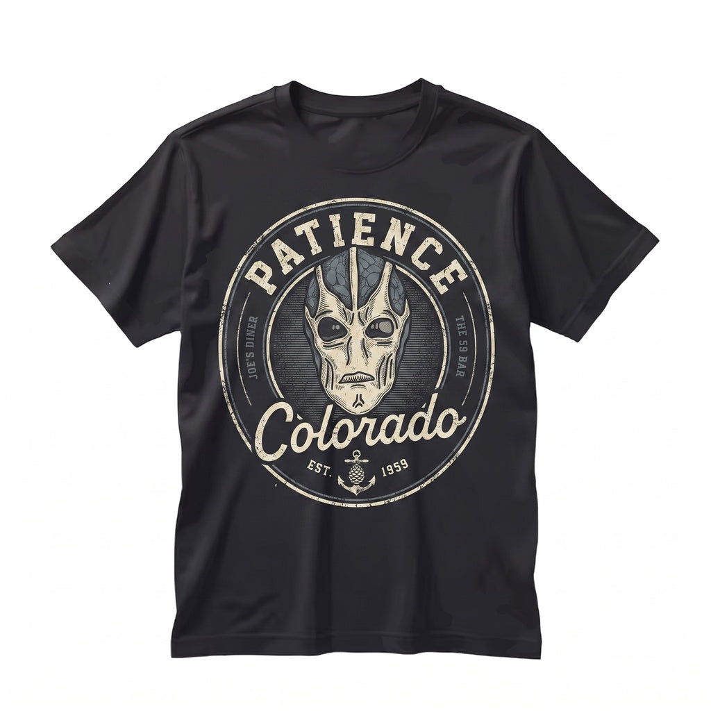 Retro Patience Colorado Alien Extraterrestrial Sci-Fi TV Series Graphic Unisex TShirt