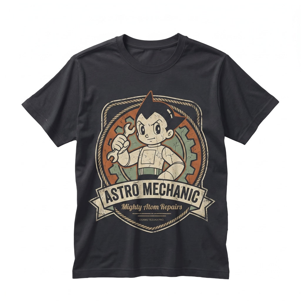 True Vintage 80s Mighty Atom Astro Boy Raglan Osamu Tezuka Manga Museum Short Sleeve Unisex TShirt