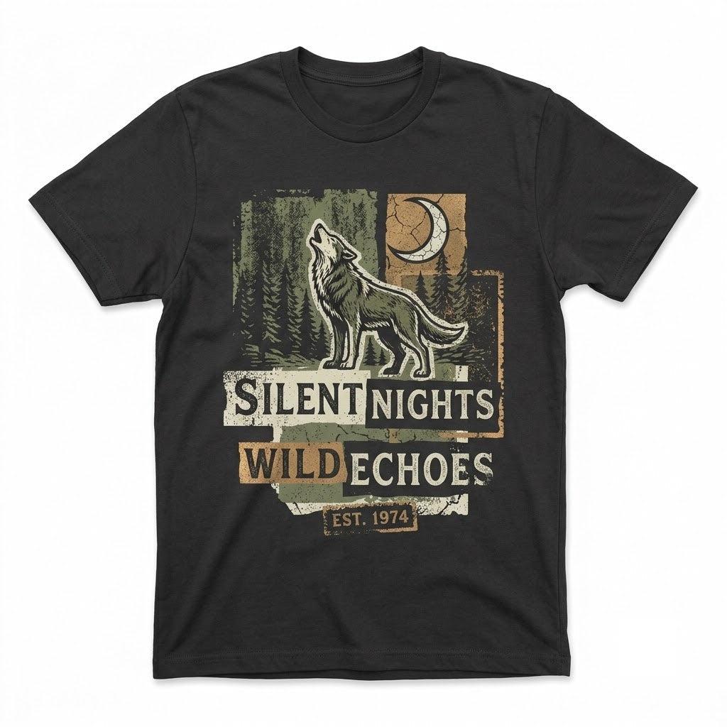 Vintage 90s Retro Sphynx Cat Howling At Full Moon Graphic Mom Gift Unisex TShirt