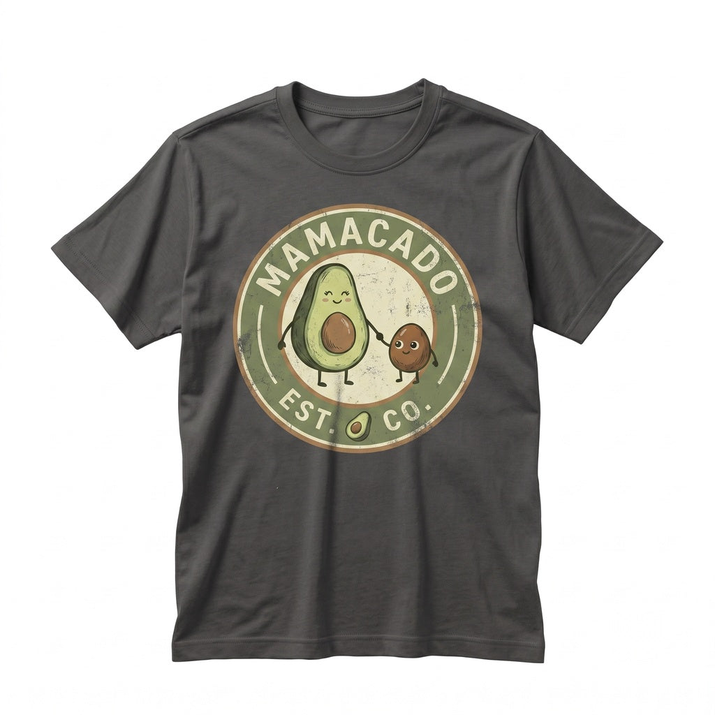 Mamacado Cute Funny Guacamole Lover Vegan Vegetarian Animal Activist Birthday Present Unisex TShirt