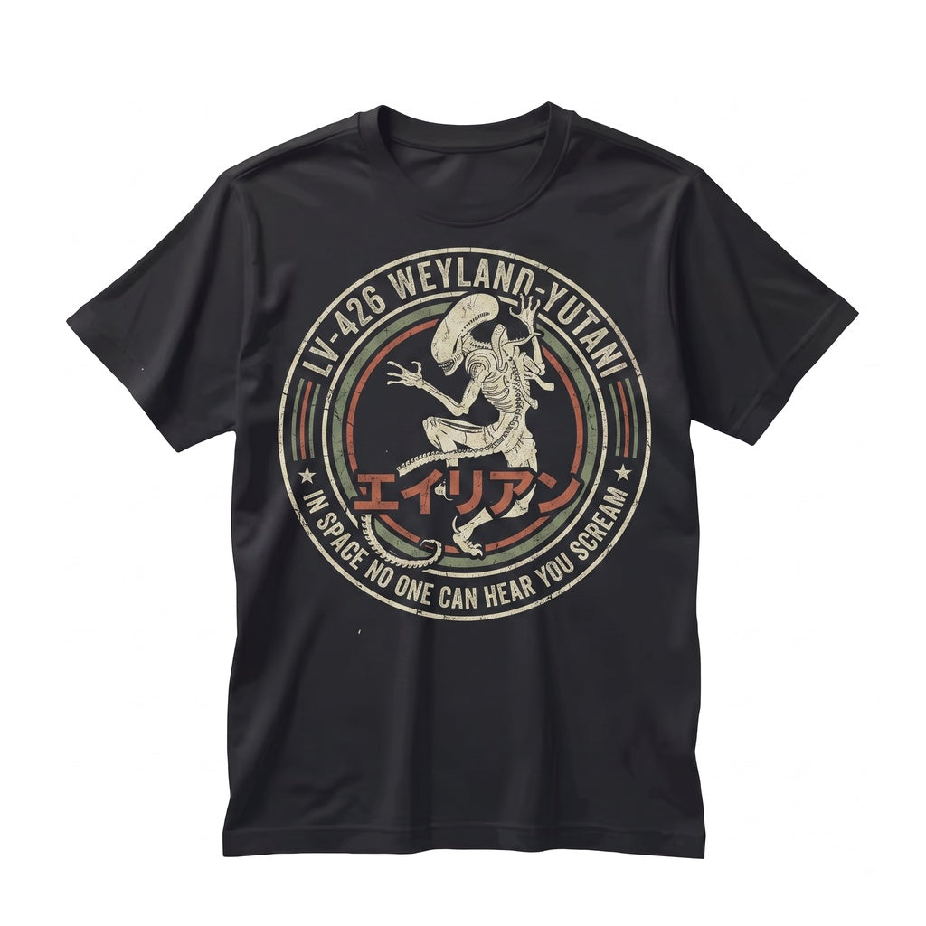 Vintage Retro Japanese Sci-Fi Extraterrestrial Monster Graphic Unisex TShirt