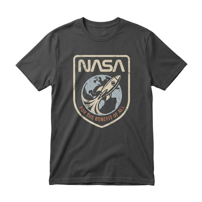 Vintage 1980s NASA Space Logo Graphic Streetwear Apparel Unisex TShirt