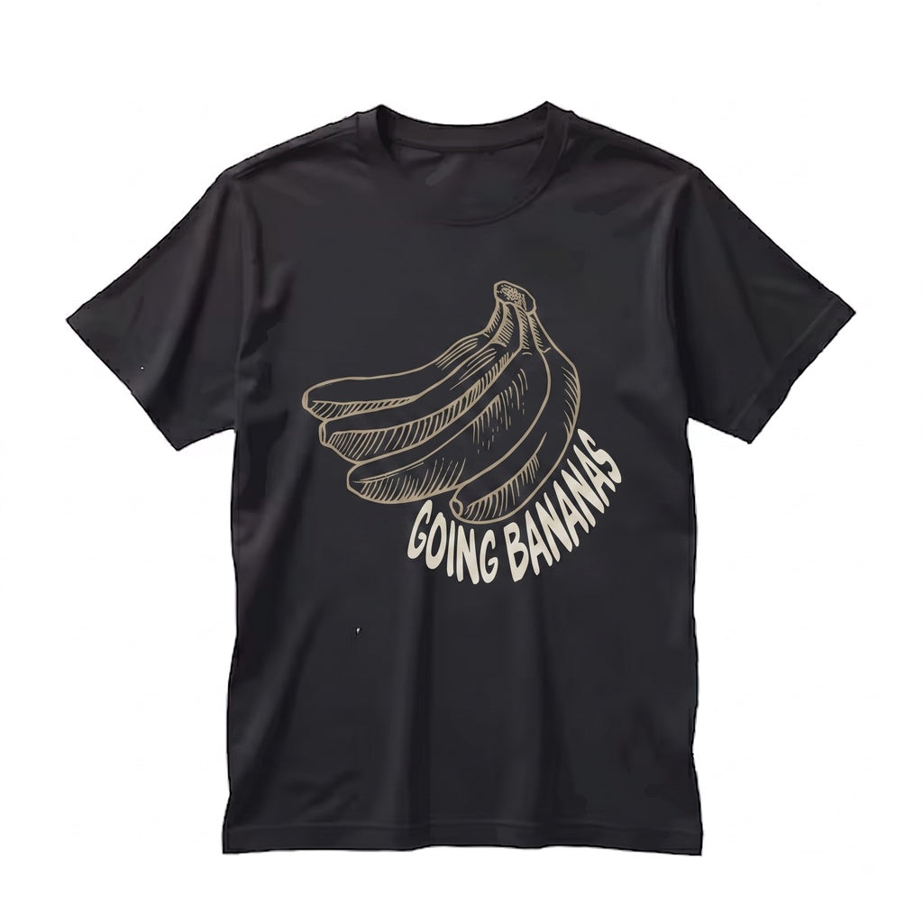 Funny Banana Graphic Yellow Fruit Lover Gift Casual Apparel Cotton Print Unisex TShirt