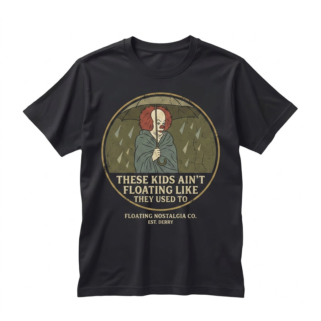 Retro 90s Horror Movie Creepy Clown Graphic Novelty Unisex TShirt