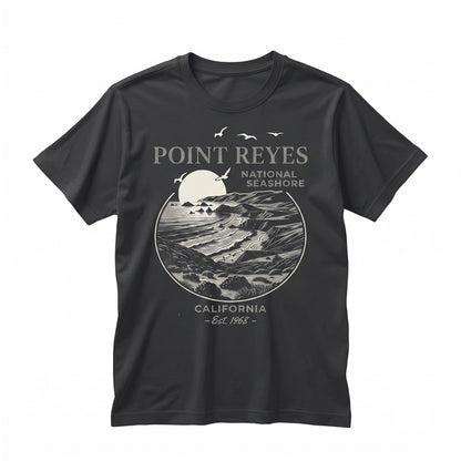 Point Reyes California Coastal Beach Ocean Nature Lover Summer Gift Apparel Unisex TShirt