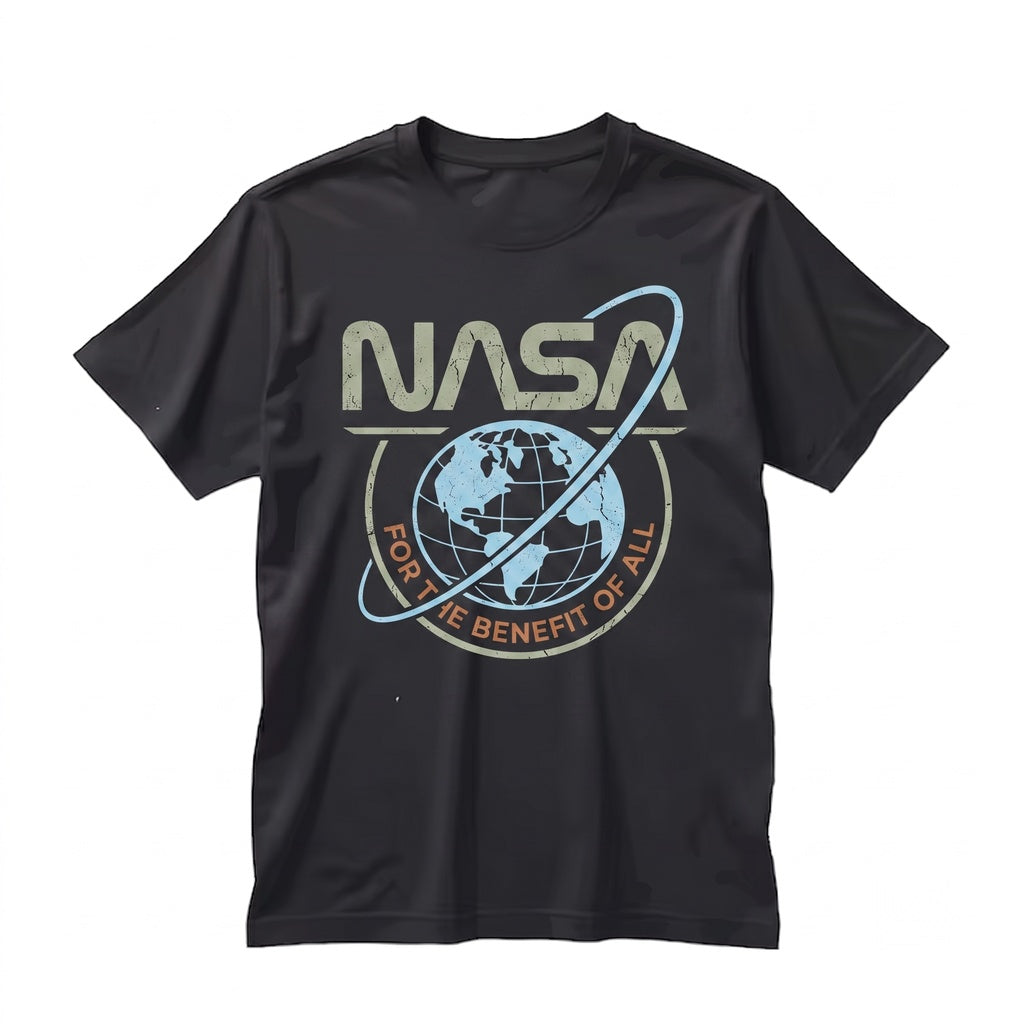 Vintage 1980s NASA Space Logo Graphic Streetwear Apparel Unisex TShirt