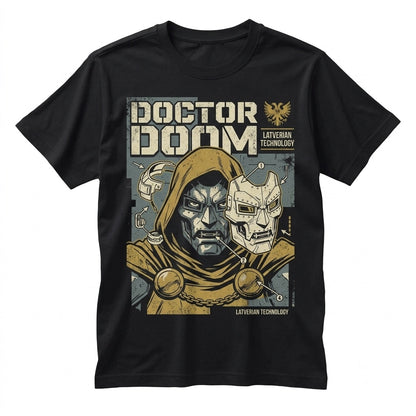 90s Vintage Comic Book Doctor Doom Retro Graphic Streetwear Cotton Unisex TShirt