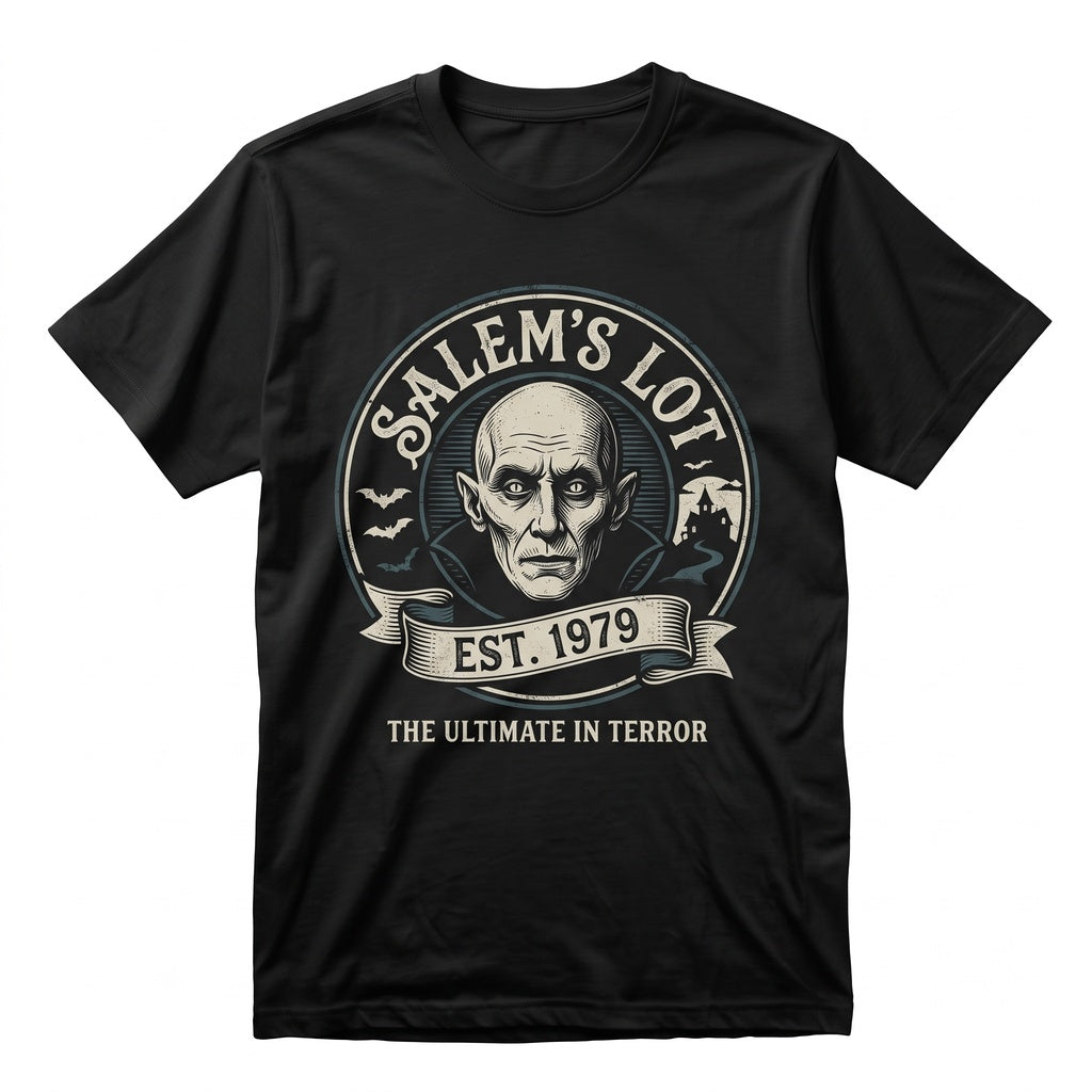 Vintage Vampire Horror Salem Graphic Novelty Unisex TShirt