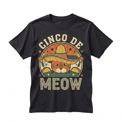Cinco de Meow Funny Mexican Fiesta Drinko Mayo Party Gift Graphic Unisex TShirt