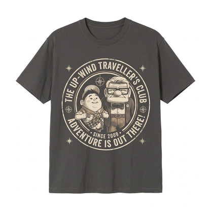 Oversized Carl Fredricksen Russell Dug Paradise Falls Adventure Graphic Unisex TShirt