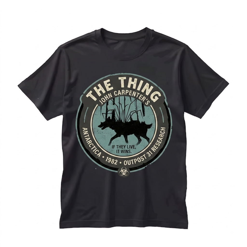 Vintage 80s Retro Sci-Fi Horror Alien Creature Monster Graphic Apparel Unisex TShirt