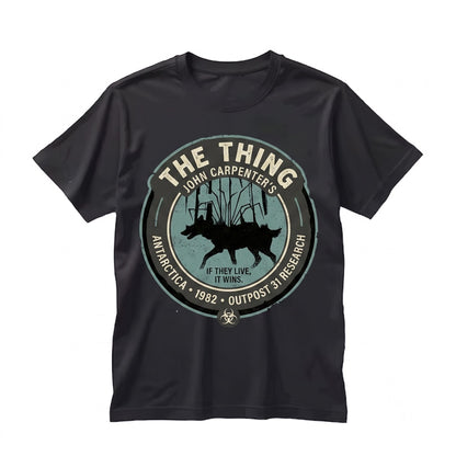 Vintage 80s Retro Sci-Fi Horror Alien Creature Monster Graphic Apparel Unisex TShirt