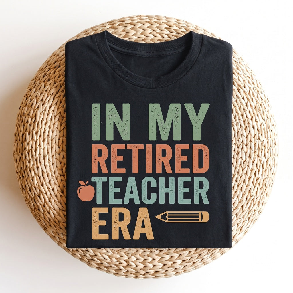 Retired Teacher Retro Vintage Style Educator Retirement Graphic Gift Unisex TShirt