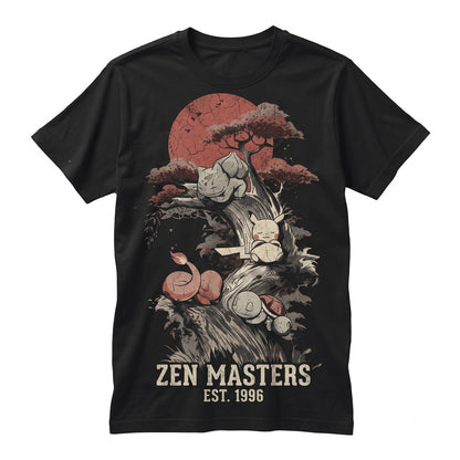 Cute Anime Graphic Vintage Y2K Retro Streetwear Pocket Monsters Bulbasaur Charmander Squirtle Pikachu Sleeveless Unisex TShirt