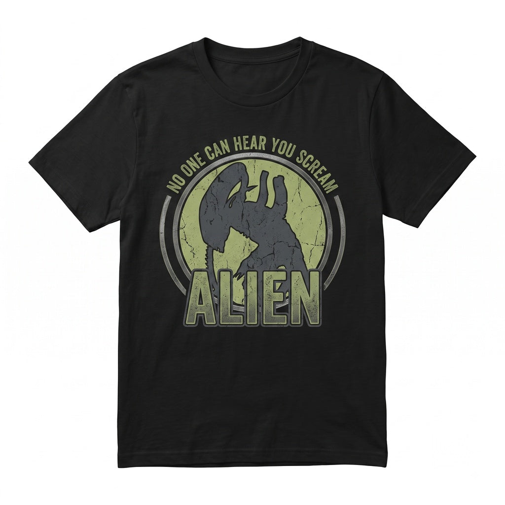 Retro Vintage Sci-Fi Extraterrestrial Horror Alternate Movie Art Graphic Unisex TShirt