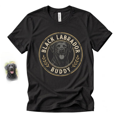 Personalized Pet Dog Cat Portrait Memorial Gift Unisex TShirt