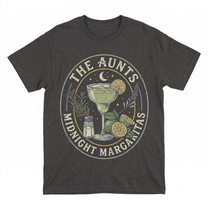 Midnight Margaritas Funny Auntie Cocktail Lover Gift The Aunts Club Sisters Trip Unisex TShirt