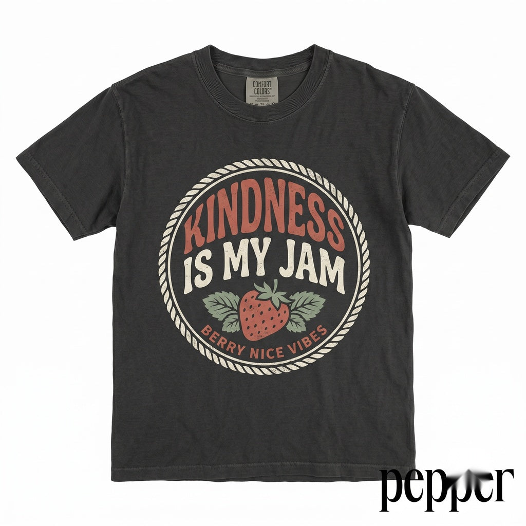 Positive Teacher Kindness Strawberry Graphic Classroom Floral Gift Unisex TShirt