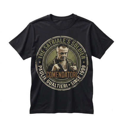 Paulie Gualtieri Vintage Graphic Mobster Mafia Retro Cotton Apparel Gift For Men Women Unisex TShirt