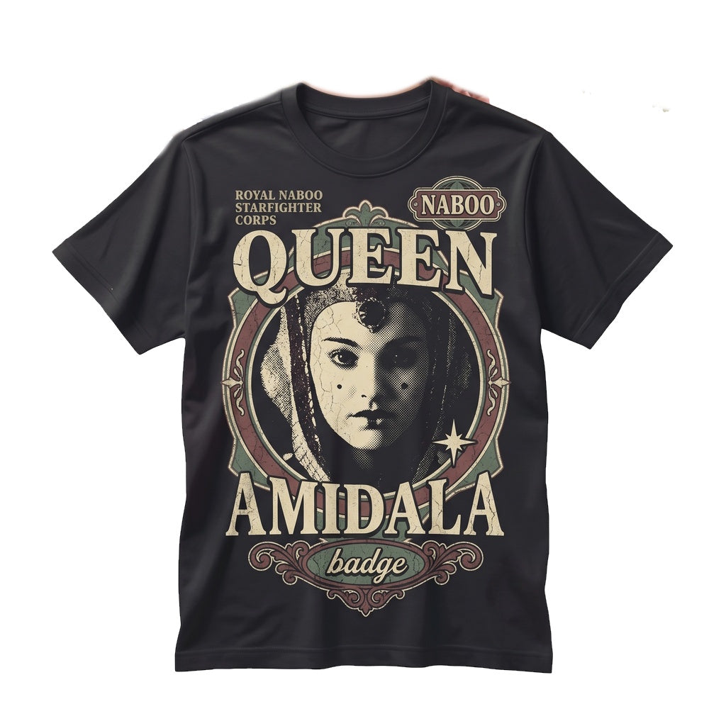 Padme Queen Amidala Vintage Attack of the Clones Poster Graphic Sweatshirt Hoodie Unisex TShirt