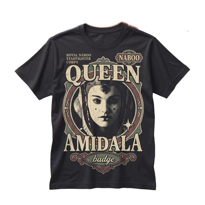 Padme Queen Amidala Vintage Attack of the Clones Poster Graphic Sweatshirt Hoodie Unisex TShirt