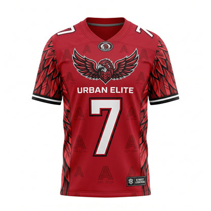 Unisex Stitched Football Fan Jersey - Lightweight Breathable Mesh Game Day Athletic Top