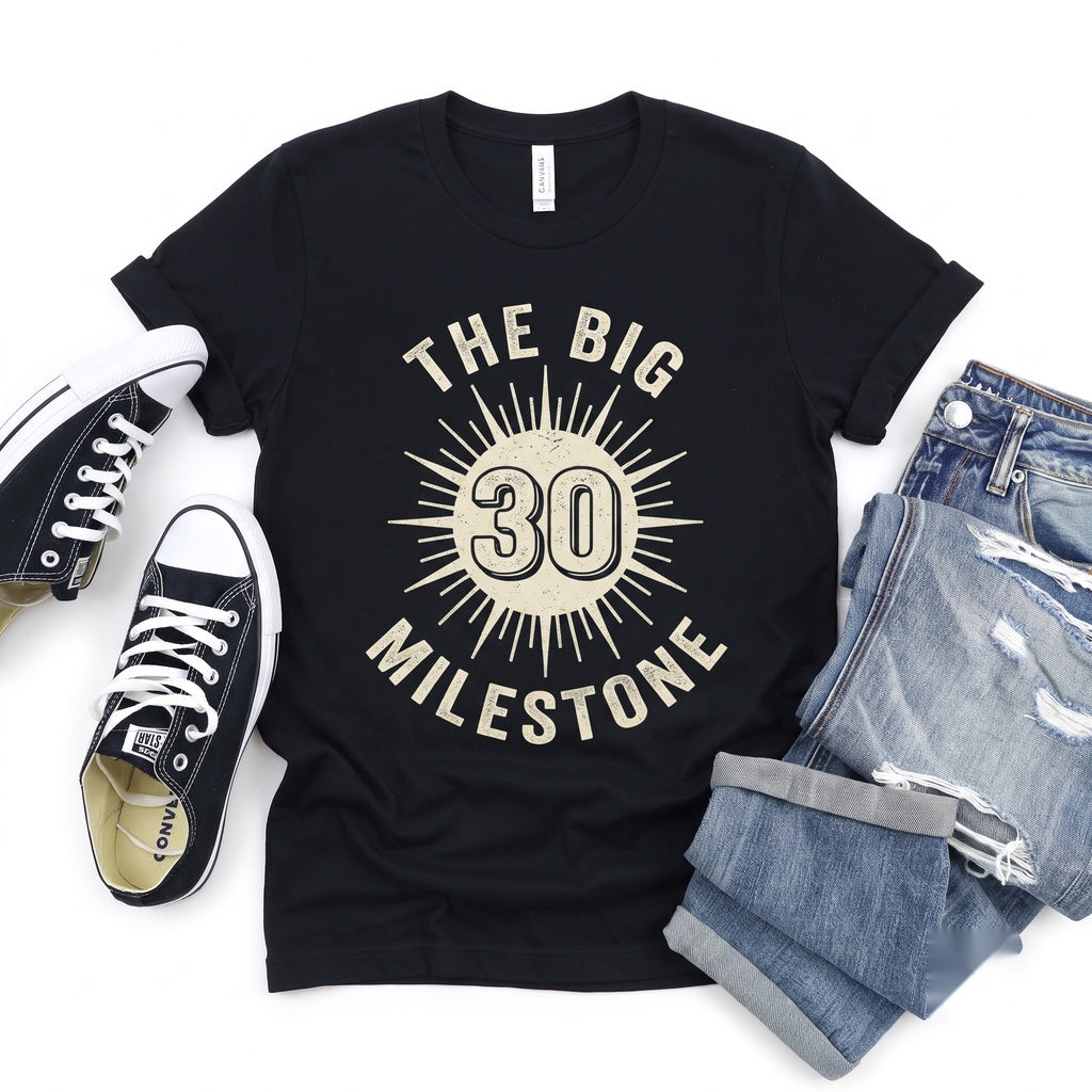 Thirty AF Thirty-Year-Old Birthday Gift Funny Party Apparel Unisex TShirt