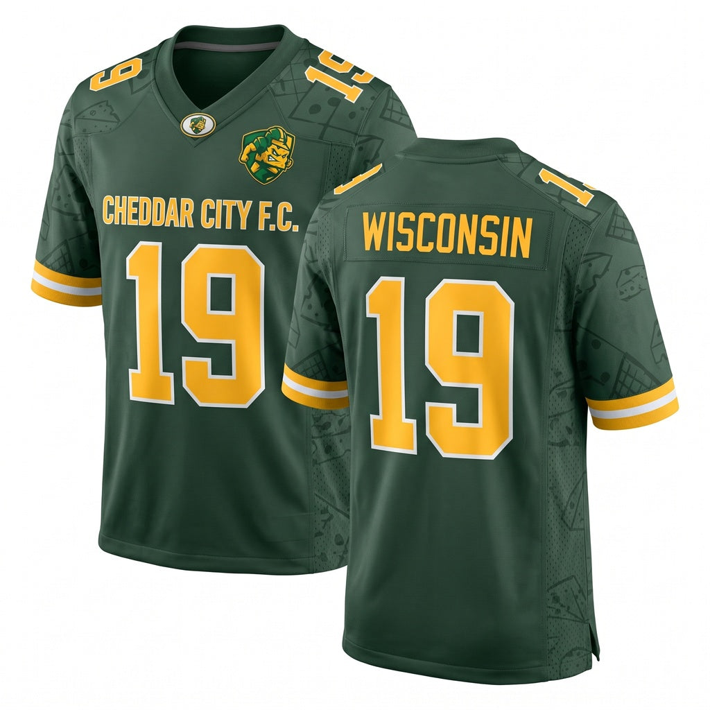 Unisex Game Day Athletic Mesh Football Fan Jersey - Stitched & Breathable Lightweight Sports Apparel