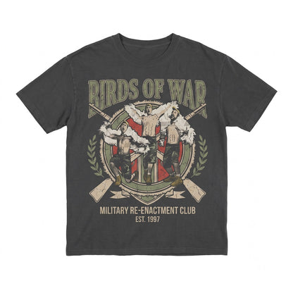 Birds of War Wrestling Graphic Philly Irish Bar Cult Classic Retro Vintage Cotton Unisex TShirt