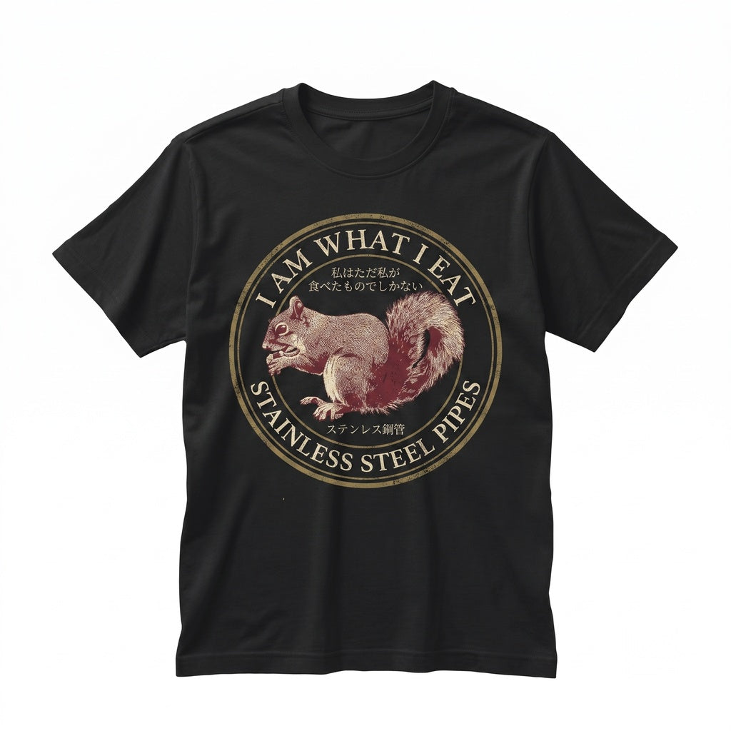 I Am What Eat Squirrel Graphic Novelty Animal Food Lover Apparel Unisex TShirt