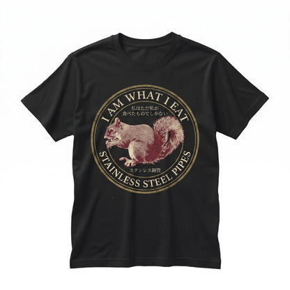 I Am What Eat Squirrel Graphic Novelty Animal Food Lover Apparel Unisex TShirt