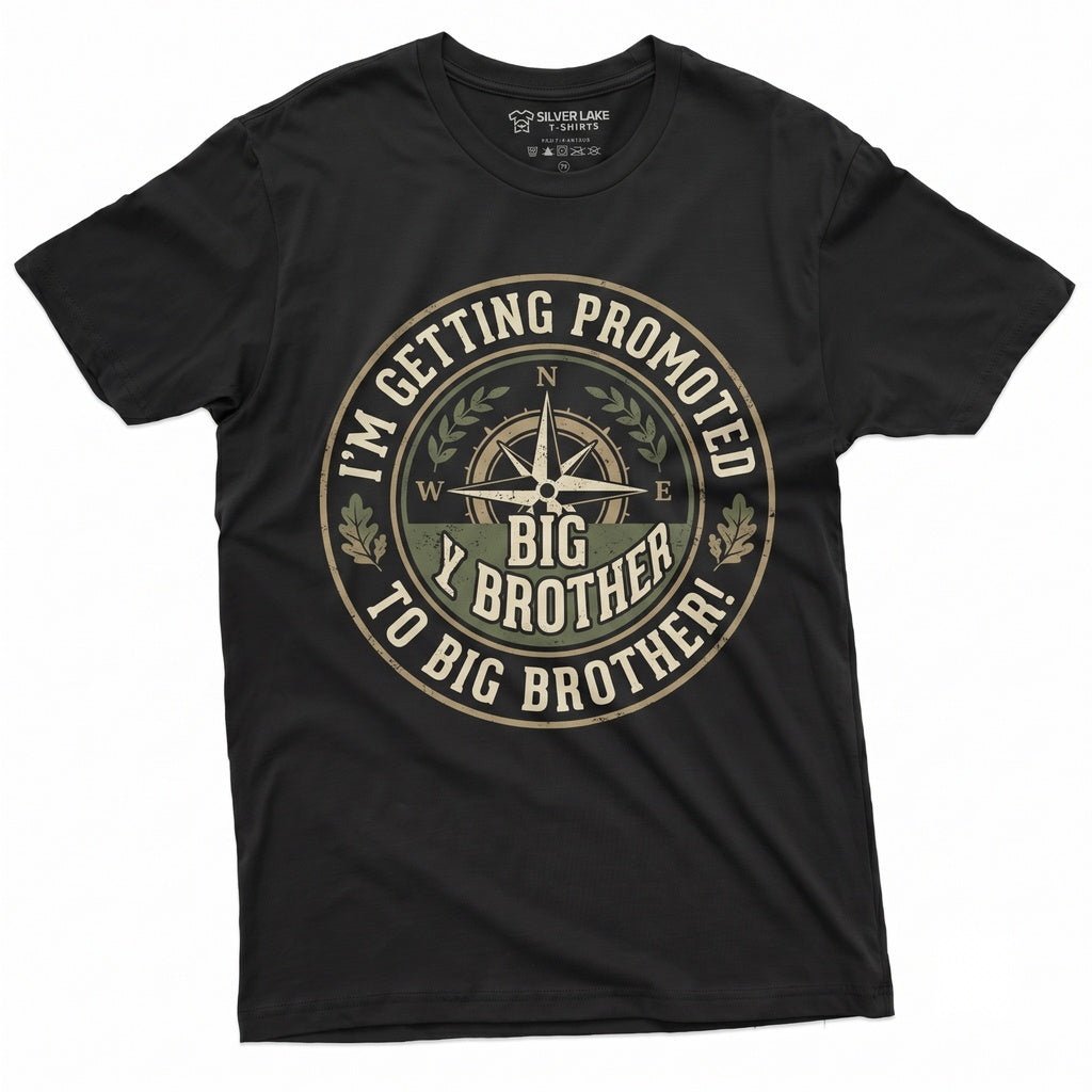 Promoted To Big Brother Announcement Gender Reveal Party Gift Ideas Unisex TShirt