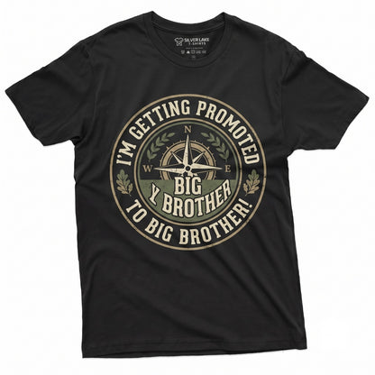 Promoted To Big Brother Announcement Gender Reveal Party Gift Ideas Unisex TShirt