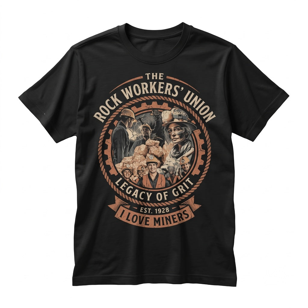 Coal Miner Love Mining Enthusiast Graphic Apparel FD Unisex TShirt